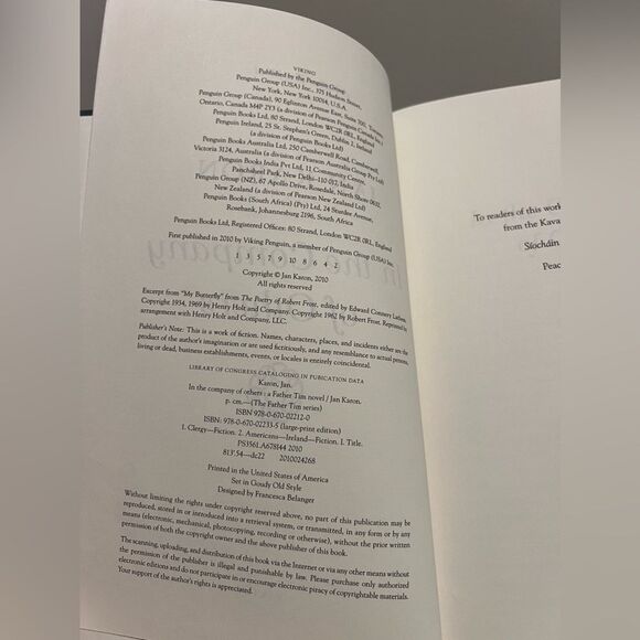 In the Company of Others by Jan Karon Hardback Book - Picture 3 of 5